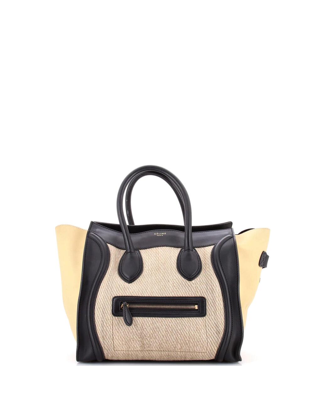 Celine Tricolor Luggage Bag Canvas And #269658C91B